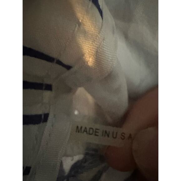 J McLaughlin Sz 10 Tropical‎ Palm Leaf Pants stretch Coastal Aloha Made in USA - Picture 9 of 9